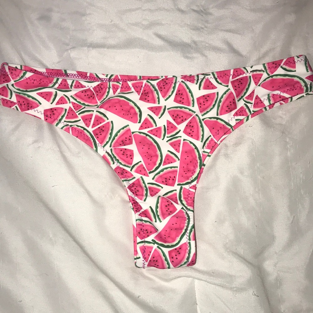 NWOT Watermelon Swim Bottoms